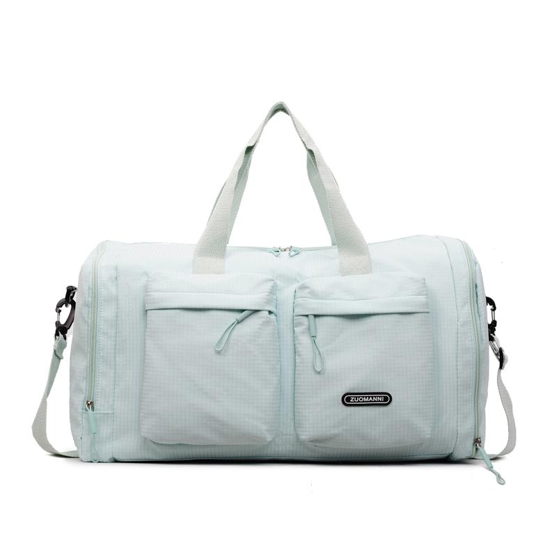 

Large Capacity Luggage Bag Wet and Dry Separated Shoe Storage Sports Bag синій