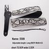 PU Leather Guitar Strap: Acoustic, Electric & Classical - No-Hole, Widened Shoulder Design