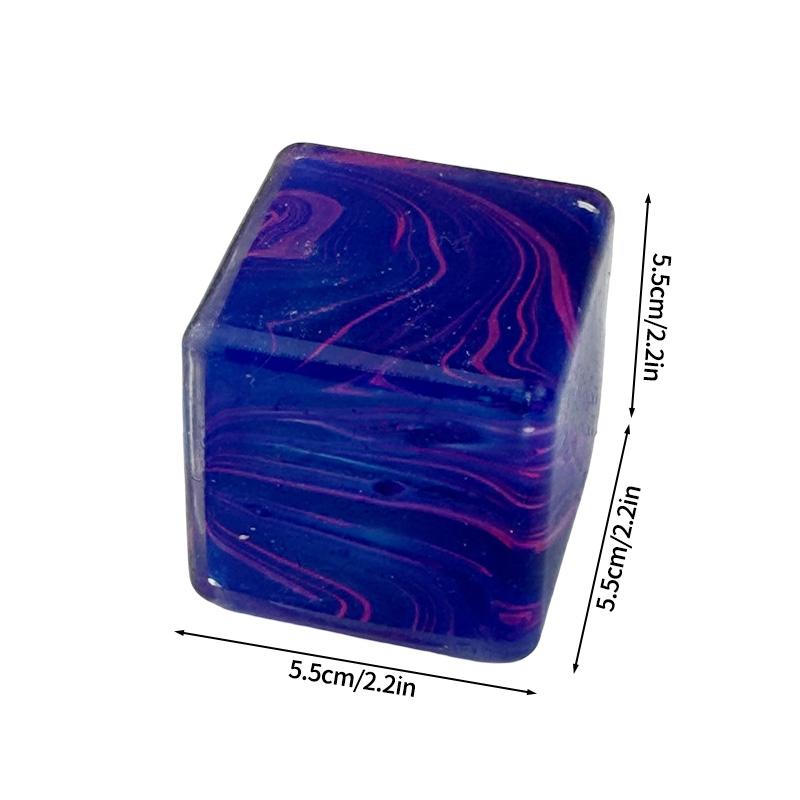 Nee Doh Ice Cube Maltose Decompression Toy Ice Cube Fidget Toys Squeeze Toy Anti-Stress Sensory Toy Pinch For Kids Adults Gift