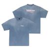 Balenciaga 764235 Tiv52 9798 Camiseta de Manga Corta para Hombre con Estampado de Arte Político Crack