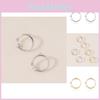 Pearl Classy Round Stud Earrings Alloy Material Trendy Jewelry