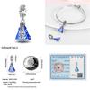 100% Copper Metal Holy Maiden Cross Sun Goddess Luck Blessing Charm Bead Components Bead Components Compatible With Pan Authentic Original Bracelets