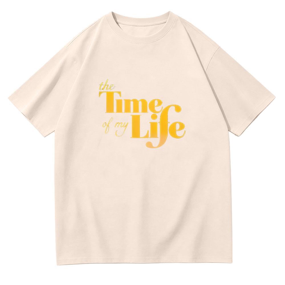 The Time of My Life Album Stampa Cartoon T-shirt Merchandising Benson Boone Maglietta Alta Qualità Estiva Girocollo Cotone Top Largo Unisex