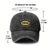 1 Vintage Washed Hat, A Must-Have Baseball Cap For Men'S Travel From The Vintage Limited Edition 1946, A Fashionable Daily Wear