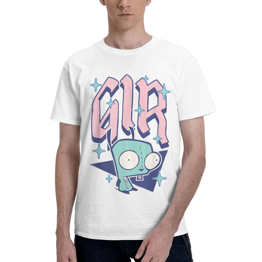 Men Women Zims Riding Gir Retro Neon Doodle Mayhem T Shirt Cotton Tops Short Sleeve Round Neck Tee Shirt Gift T-Shirt