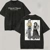 The Fragrant Flower Blooms Washed T-shirt 2026 New Model Personality Men's Clothes Women Shirt Summer Vintage Couples Tee Tops