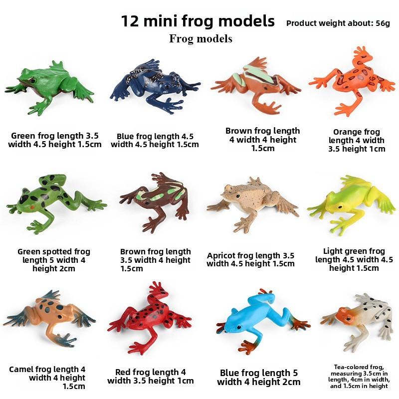 Mini Wild Animal Model Set With Plastic Figures For Educational Display And Collection
