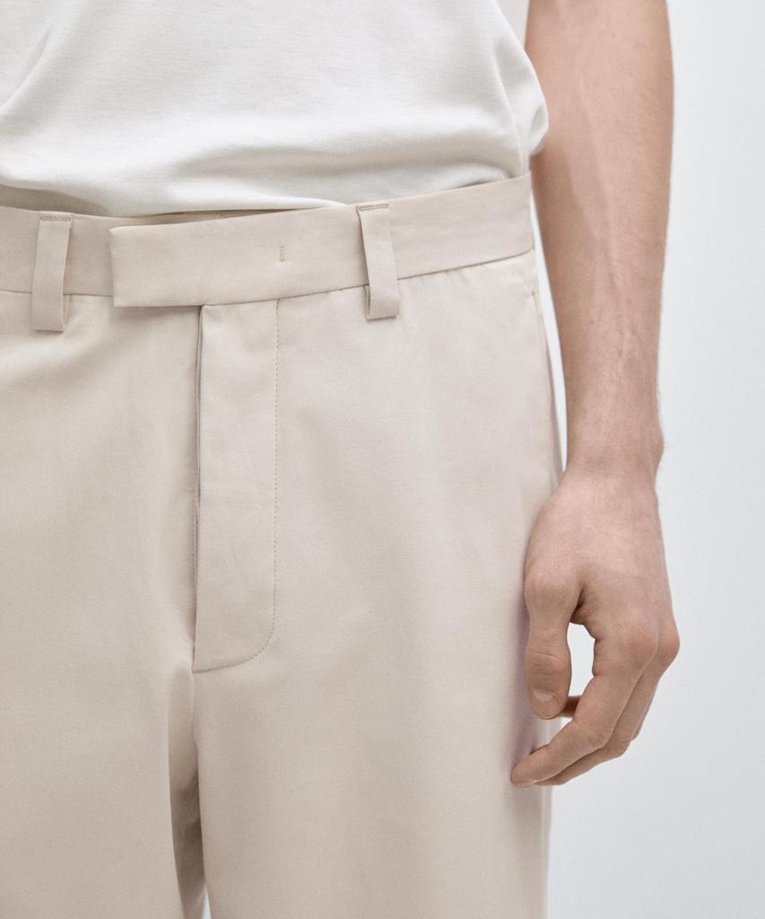 Masimodutti Barrel Fit Tailored Pants