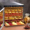 A84X-12X Silicone Dehydrator Trays For Making Fruit Leather, Non Stick Dehydrator Trays With Raised Edge Reusable Mats