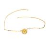 Light Luxury Sunflower Waist Chain Women'S Niche Texture Retro Small Daisy Belt Chain Accessories Retro