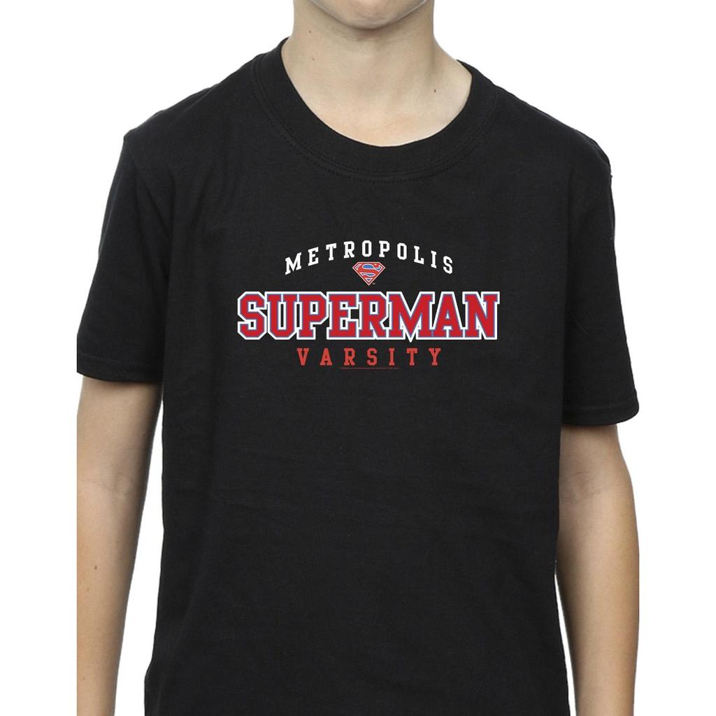 DC Comics Boys Superman Metropolis Varsity T-Shirt