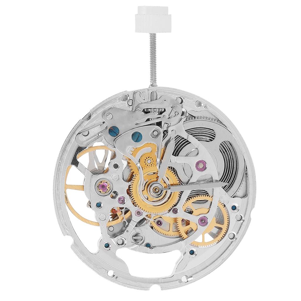 White 2824 Watch Movement Kit Hollow Mechanical Watch Movement Watch Part Repair Tool