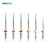 Rainbow Series 6pcs/Box SX-F3 Blue Files 21mm Heat Activated NiTi Canal Root Files Can Bend Endodontic Treatment Rotary File 25mm