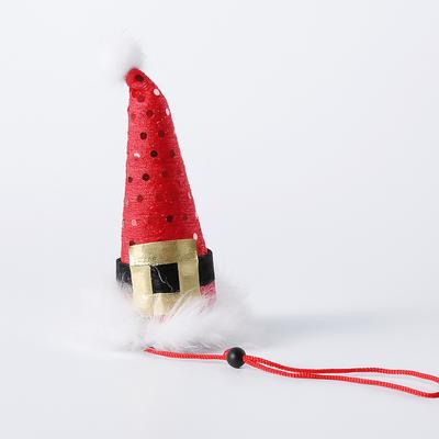 Delicate Adjustable Pet Christmas Hat Cute Soft Festive Pet Hat Colorful Comfortable Pet Santa Hat Pet Outfit