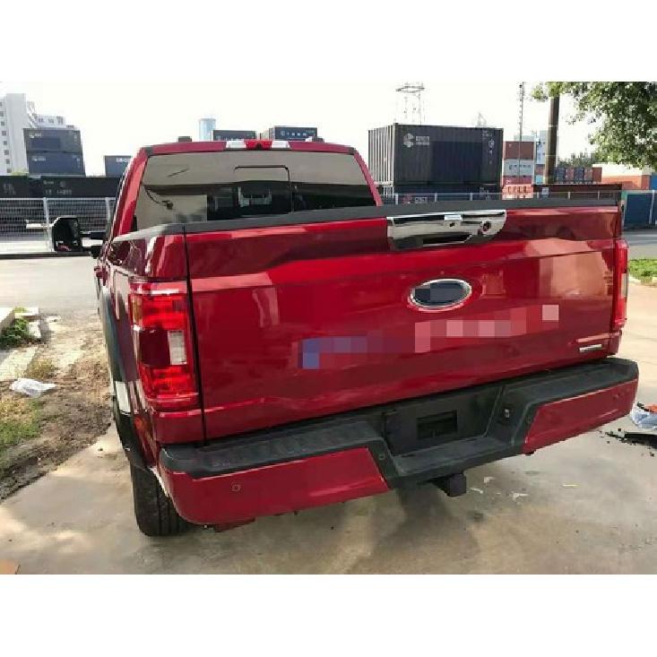 Rear Tailgate Door Handle Cover Trim Bezel Decoration For Ford F150 21+Chrome