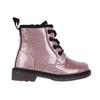 Miso Girls Brandi Glitter Side Zip Block Heel Ankle Boots