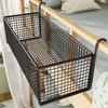 No Drill Space-Saving Shelf Hollow Door Bedroom Organizer Simple Bedside Hanging Basket  Bedroom