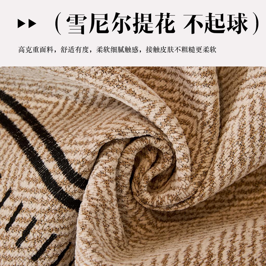 Special-Shaped Sofa Cushion New Four-Season Universal Non-Slip Advanced Seat Cushion Straight Row Sofa Cover Cloth Towel