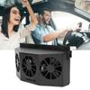 Car Exhaust Fan Solar Powered 3 Fans Ventilation Cooling Odor and Humidity Removal Auto Ventilator