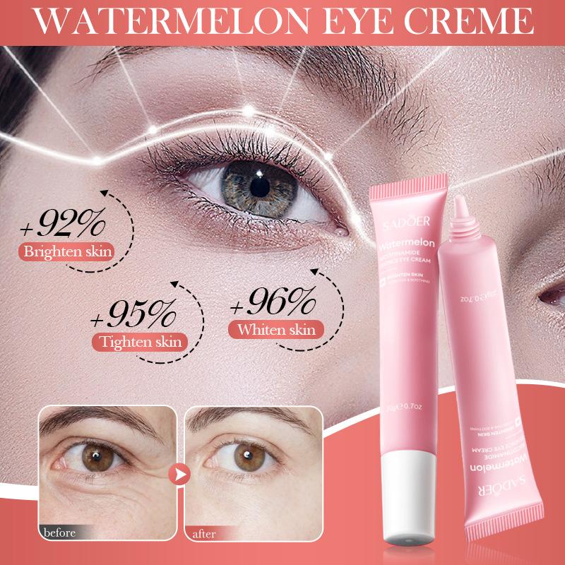Watermelon Niacinamide Essence Eye Cream SADOER Moisturizing Eye Cream