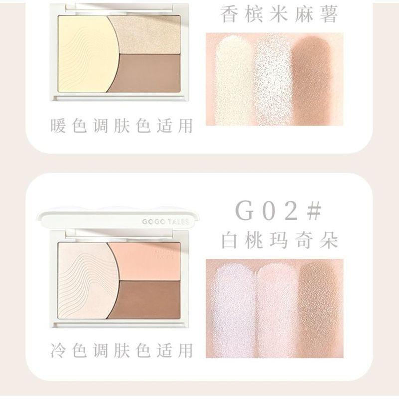GOGO TALES - Shading Contour Palette - 3 Colors