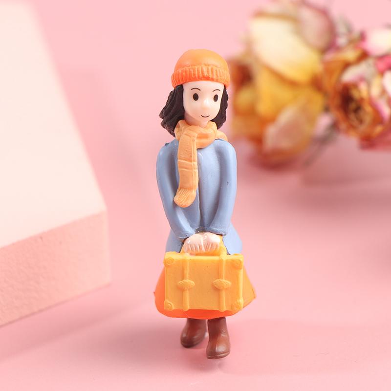 2 Pieces Of Couple Doll Toy Model Doll Decoration Miniature Home Diy Decoration