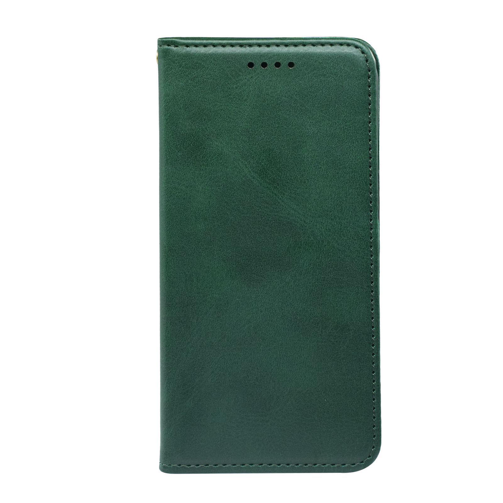 For Honor Genuine Calfskin Leather Phone Case - Drop-Proof, Magnetic Stand Back Cover Honor Win RT
