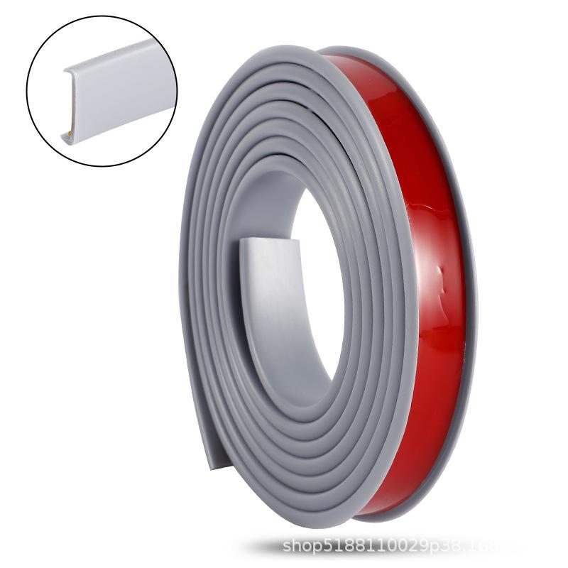 Self-Adhesive U-Shaped Wood Edge Trim for Furniture and Cabinets