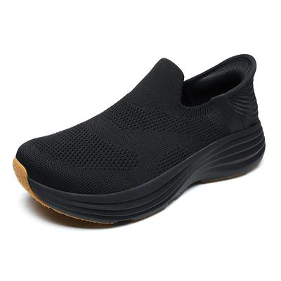 Baskets Décontractées pour Homme en Mesh à Enfiler Antidérapantes Grande Taille Bouton Rotatif Large pour Randonnée en Plein Air Marche Trainers