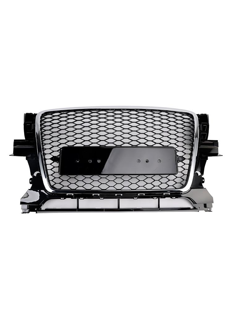 Chrome/Black Front Bumper Grill Grille 8R0853651B Fit Q5 2009-2012