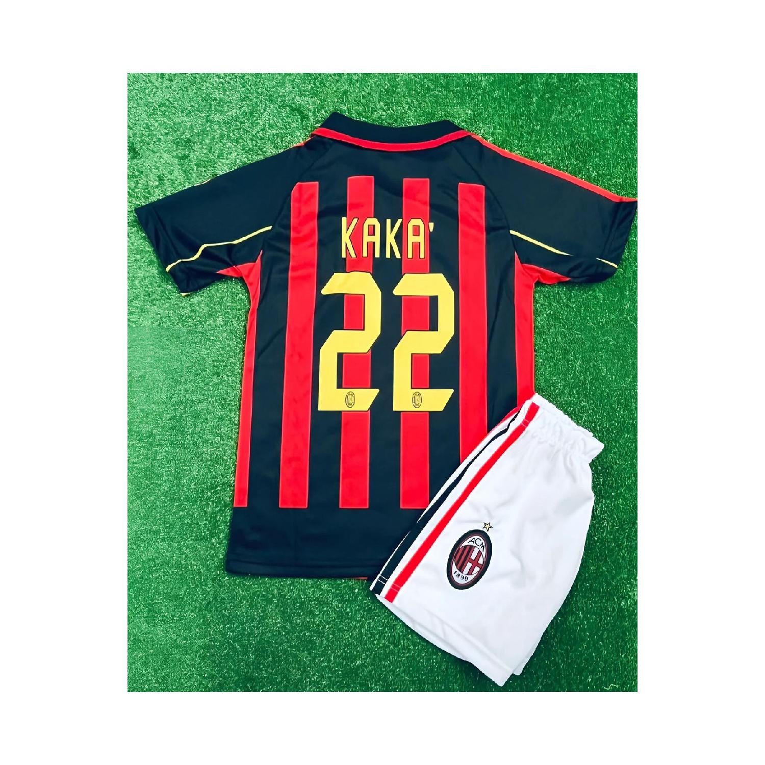 

Разноцветная ткань детской команды Джерси финала Лиги Чемпионов Kaka Milan 2007