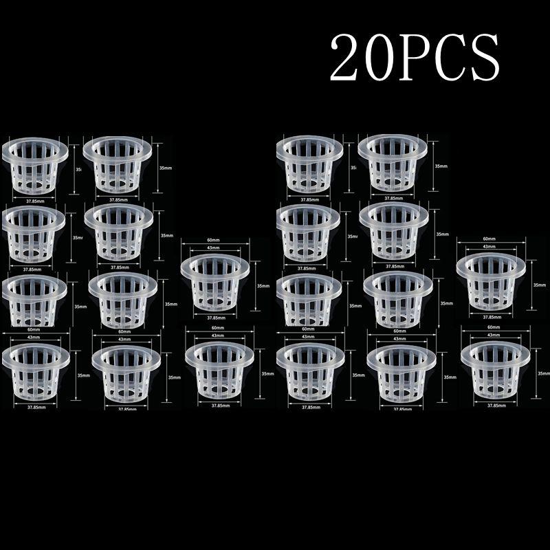 10/20/50Pcs Hydroponic Colonization Net Basket Plant Nursery Pot Aeroponic Vegetable Planting Grow Soilless Culture Sponge Cup