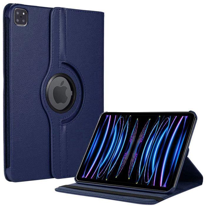 Coque de Protection - BOOLING - pour iPad Pro 11 Pouces (2022/2021/2020/2018) Rotative 360° - Bleu Marine