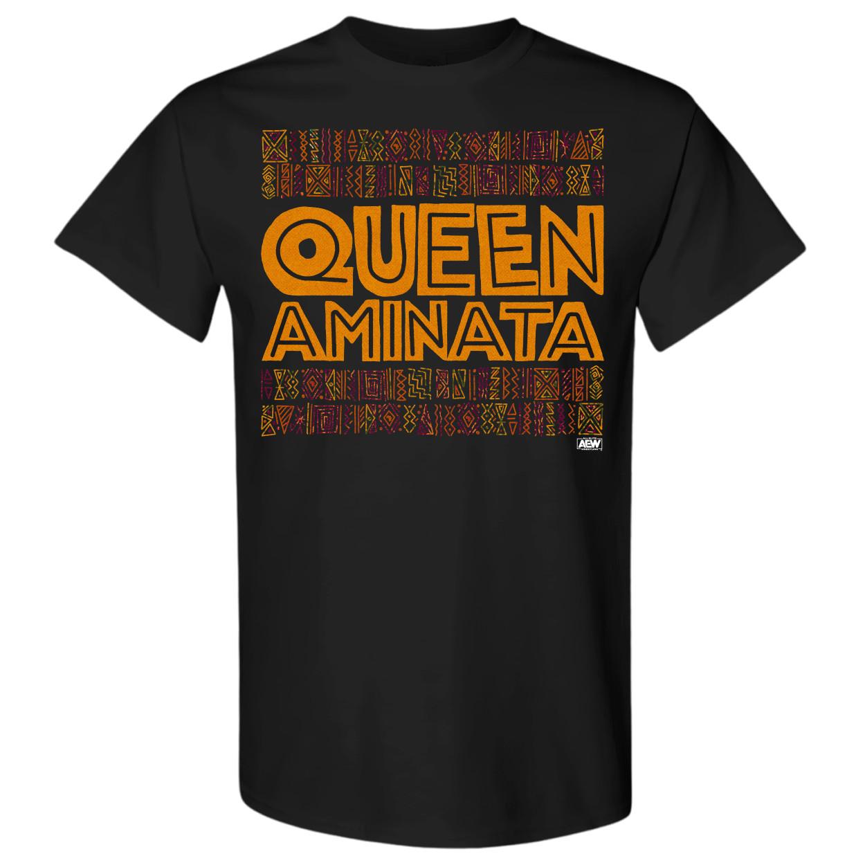 QUEEN AMINATA - ONE AND ONLY AEW Official T-Shirt S разноцветный