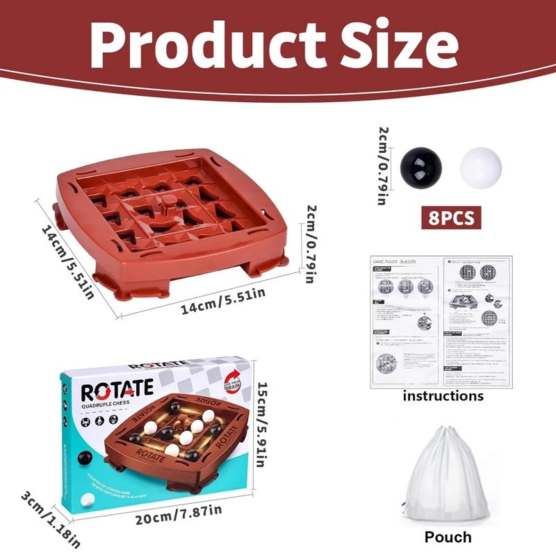 

Logic Chess Track Game Educational Toys Four In A Row Fun Table Top 2 Players Puzzle Board Game Set