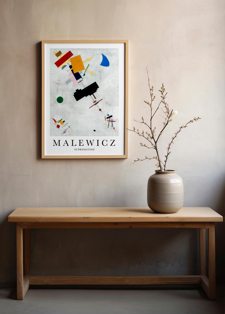 Plakat malewicz abstrakcja obraz