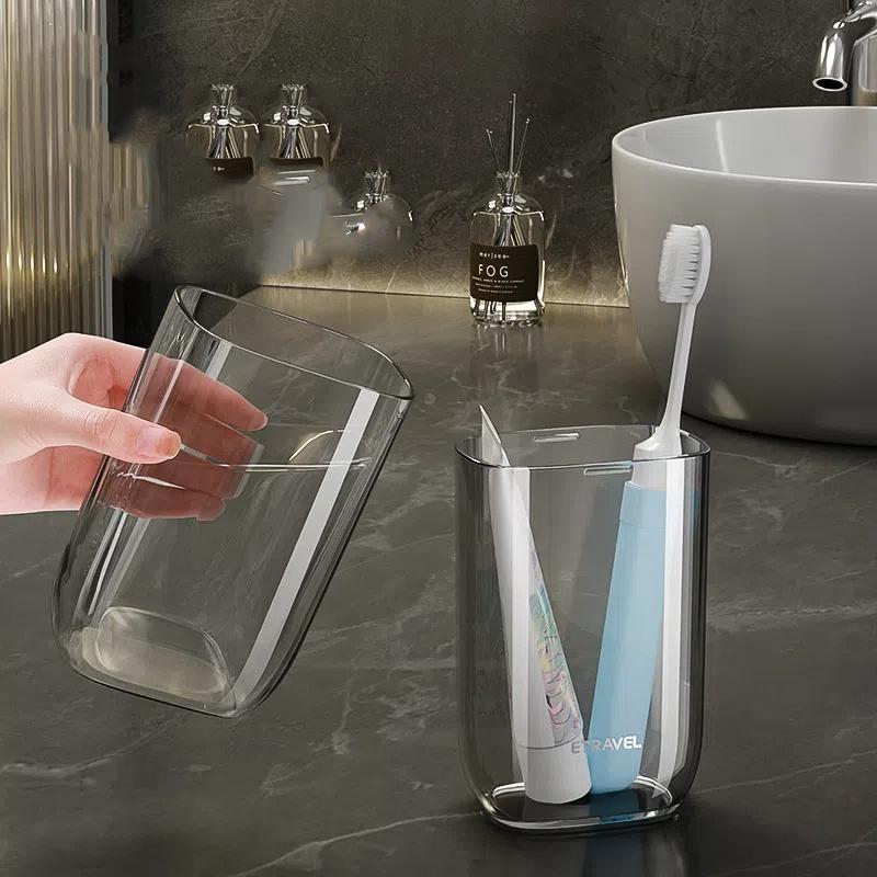Portable Toiletries Set, Travel Toiletries Storage Box, Mini Toiletries Cup, Multifunctional Mouthwash Cup