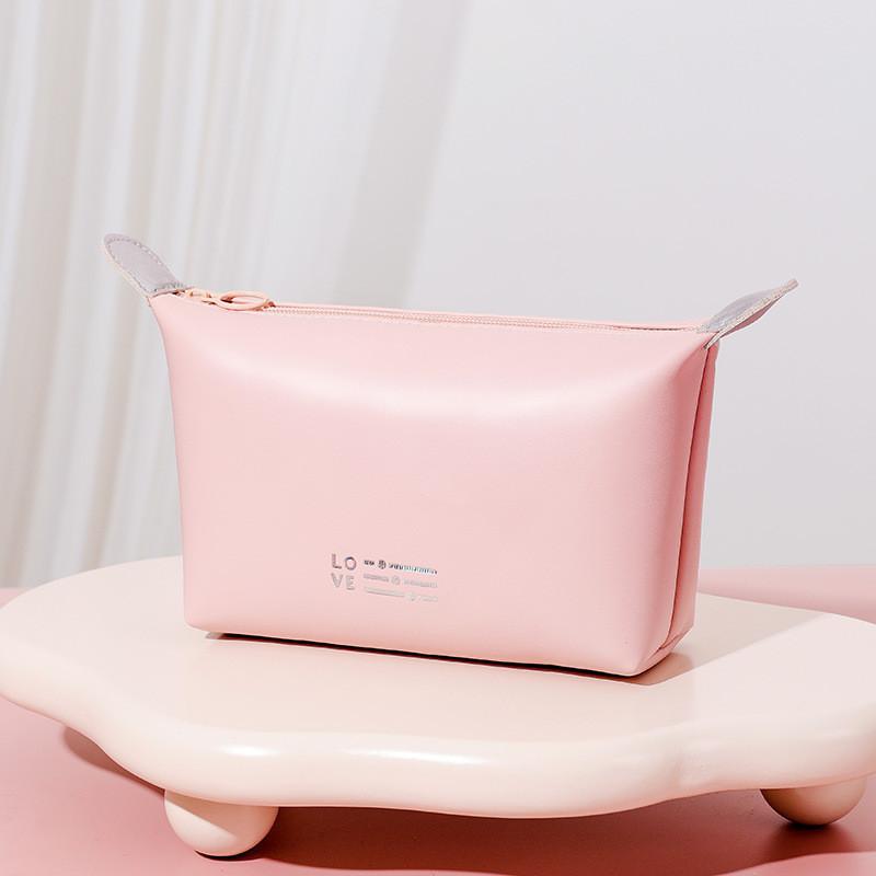 

Dumpling Pu Makeup Bag Travel Storage Portable Cosmetic Bag Toiletry Clutch Bag