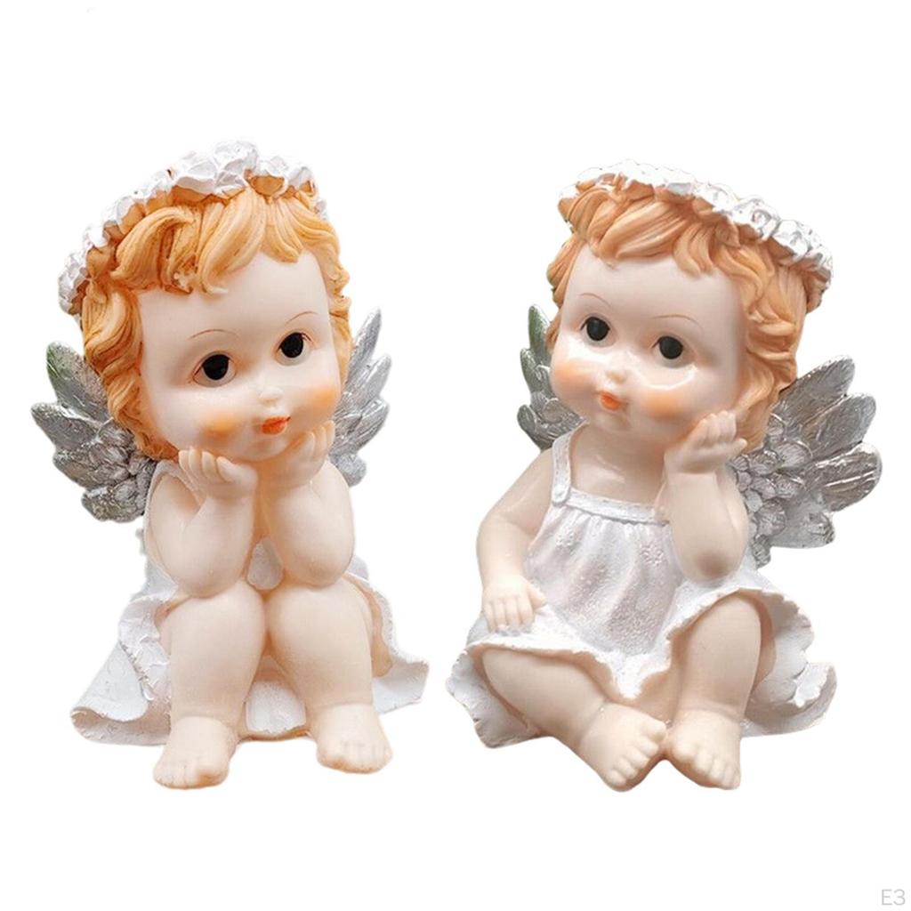 Figurine Statue Cherub Sculpture Home Decoration