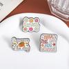 Have The Day You Deserve Enamel Pins Funny Quotes Squeeze the Day Orange Brooches Lapel Badge Fashion Jewelry Gifts for Friends