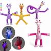 Luminous Variety Giraffe Toy Telescopic Tube Children's Educational Toys Cartoon Suction Cup Parent-child Interaction Puzzle Decompression