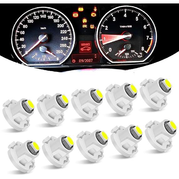 Pack-10 Car T4.2 LED trument Lamp, 12V IP65 Waterproof Fast Response Ultra-bright Indicator Light A/C Light, Plug and Play 50,000H Energy-saving