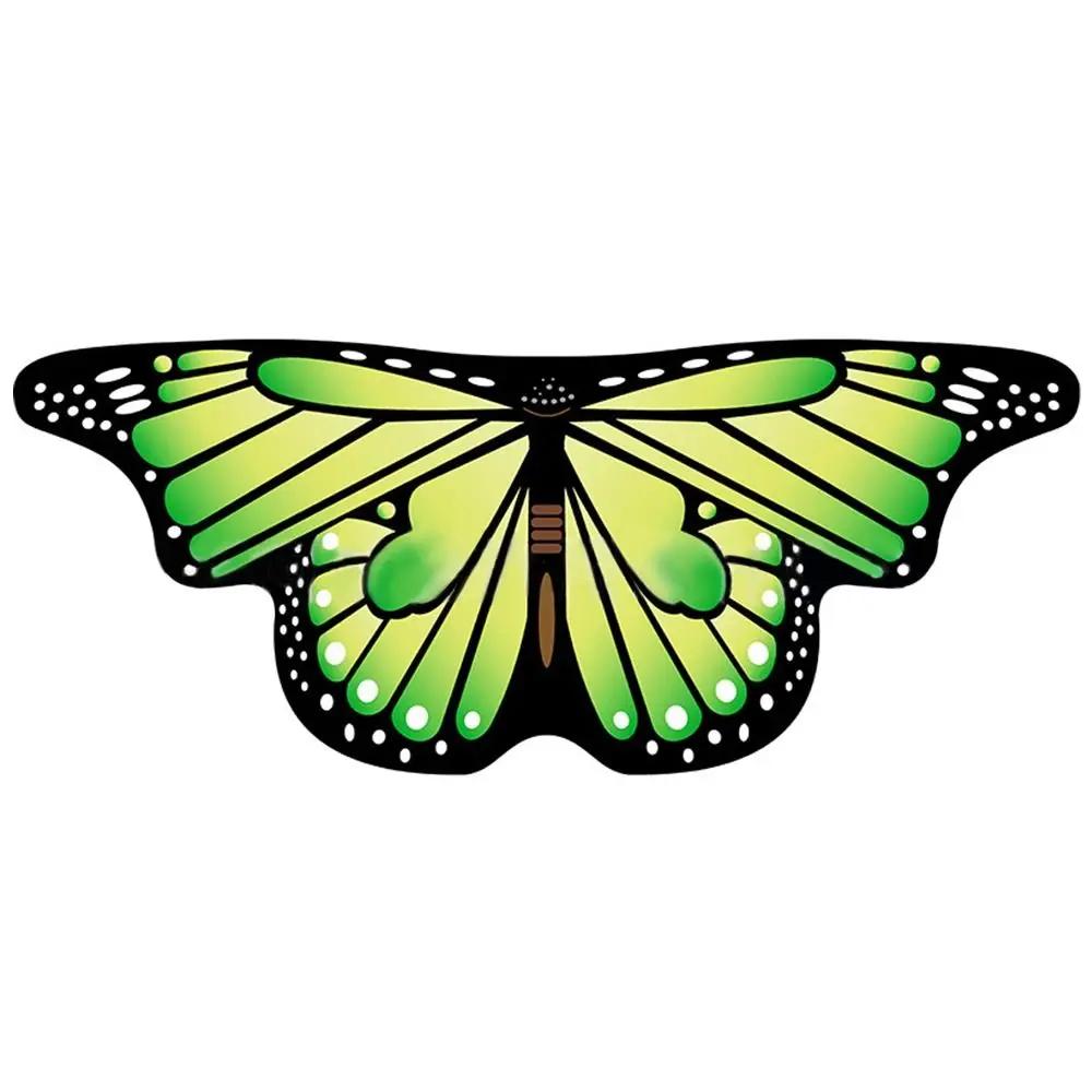 Cute Chiffon Butterfly Cape Dressing Up Costume Butterfly Wings Shawl Party Props Wing Cloak Kids