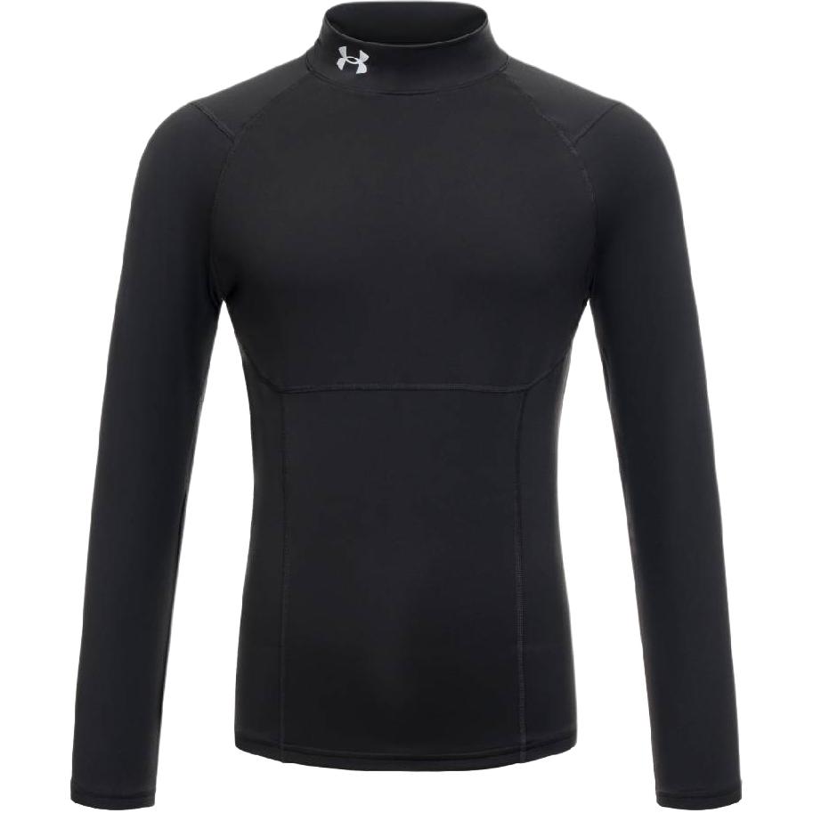 Under Armour ColdGear Fitness Clothing Men's Deep Black/008 Stand Collar Moderate 6013961-008
