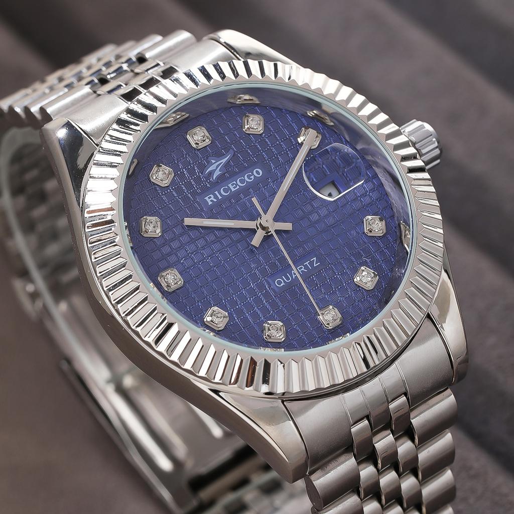 Classic Men's Quartz Watch High Quality Luxury Round Business Student Sport Wristwatch Relogio Stainless Steel Date Clock