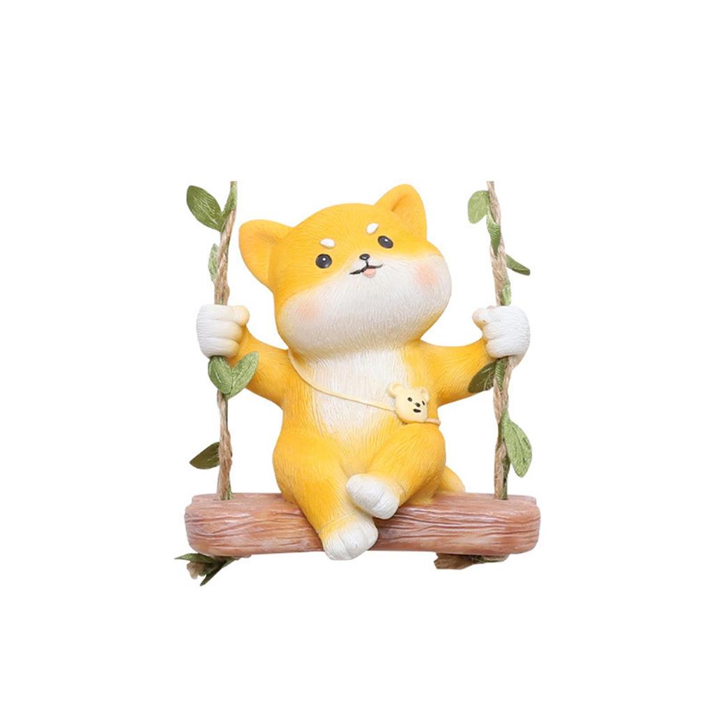 Swing Sculpture Pendant Swinging Figurine Ornaments Garden Decoration Balcony Decorative Resin Sculpture for Thanksgiving Day