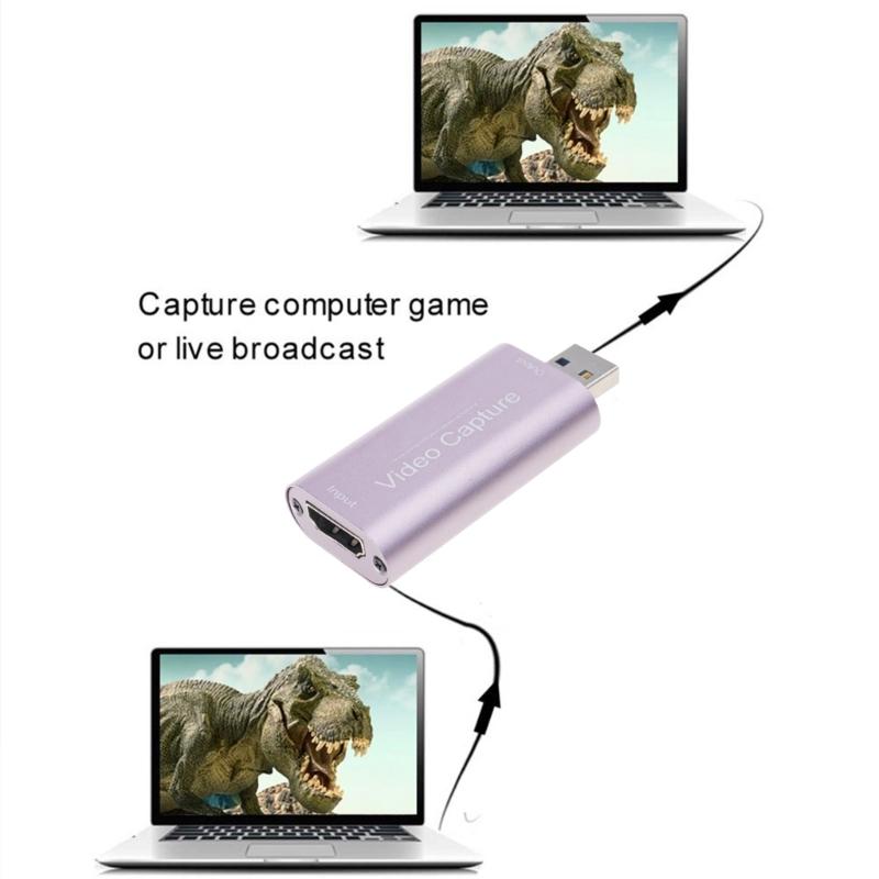4K USB 3.0 HDMII-compatible Video Capture Card Phone Game Webcast Course Study Video Recording Board 1080P 60FPS PC