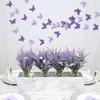 BEISHIDA 5Pcs Purple Lavender Butterfly Paper Garland Hanging Decorative Banner for Halloween Home Ceiling Decor Birthday Party Baby Shower Wedding