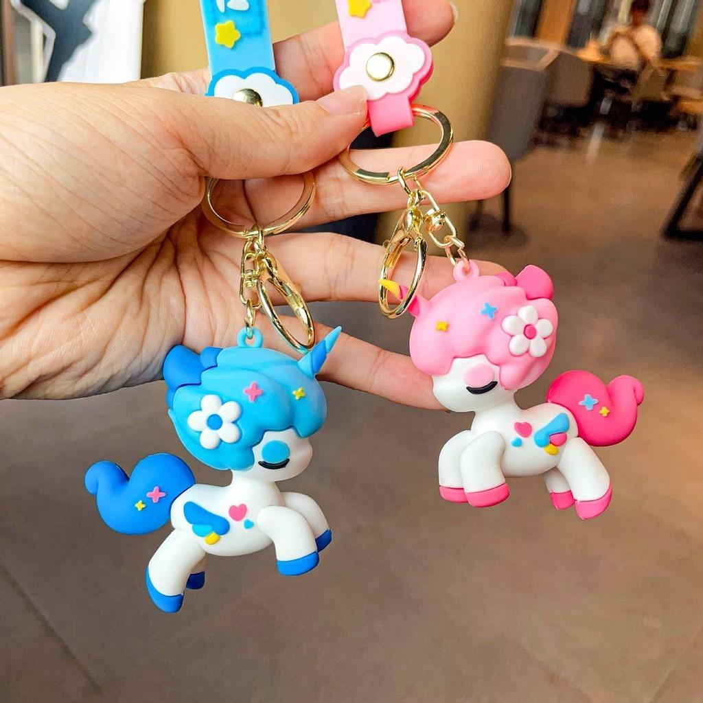 Cute And Whimsical Unicorn Key Chain Perfect For Gifting Decorations And