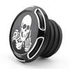 Motorcycle Skull Fuel Tank Cap Cover For Harley Touring Road King Street Electra Glide Softail Fat Boy Dyna Low Rider 1996-2023
